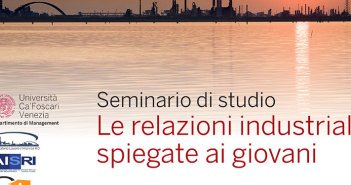 LE RELAZIONI INDUSTRIALI SPIEGATE AI GIOVANI 16-ottobre-2019